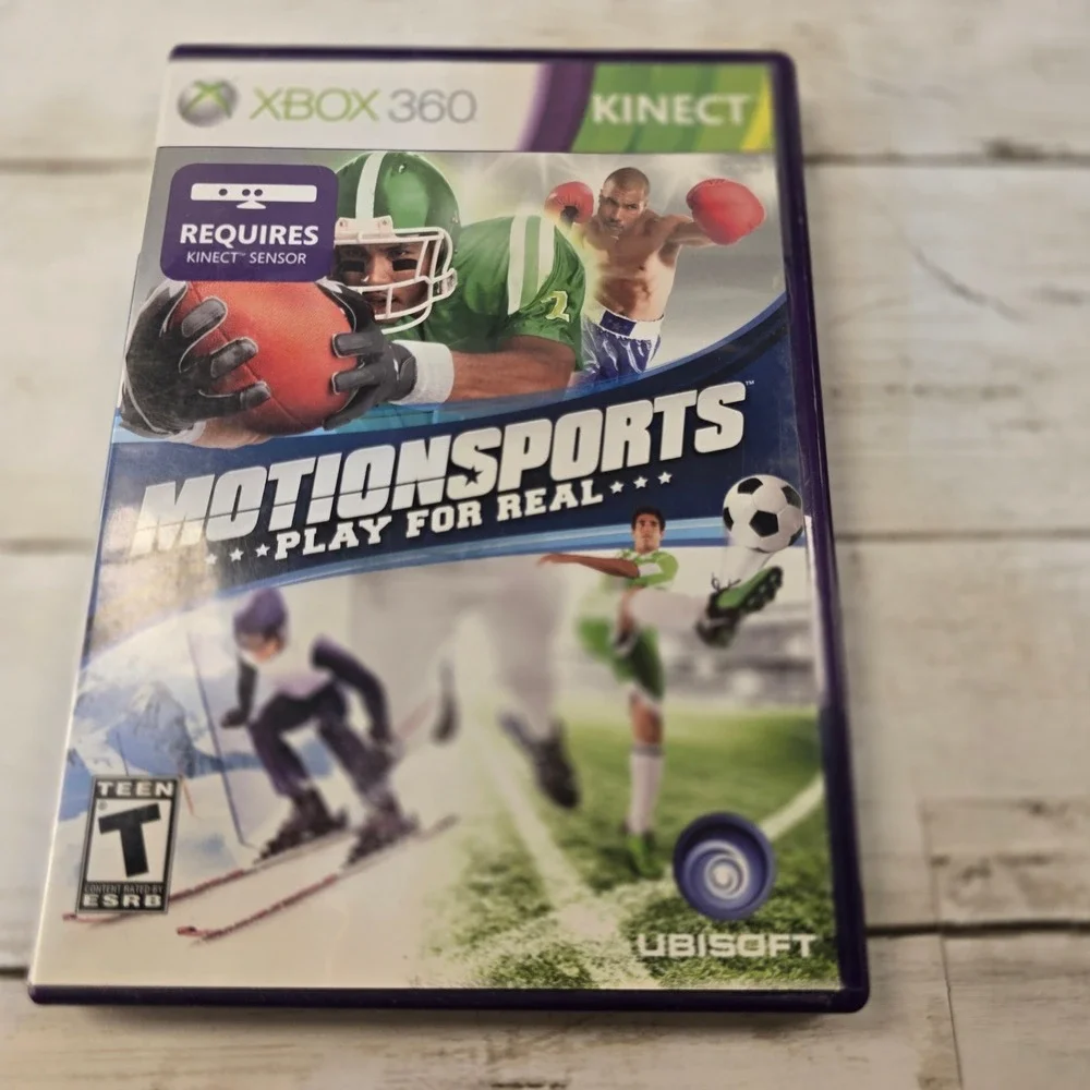 MotionSports Play For Real Xbox 360 Kinect Ubisoft Sports Game Football Soccer